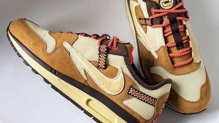 The Travis Scott x Nike Air Max 1 "Wheat" Is Rumoured to Release at Astroworld Festival
