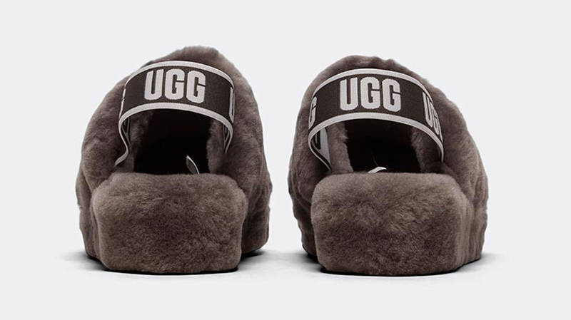 UGG Fluff Yeah Slide Charcoal