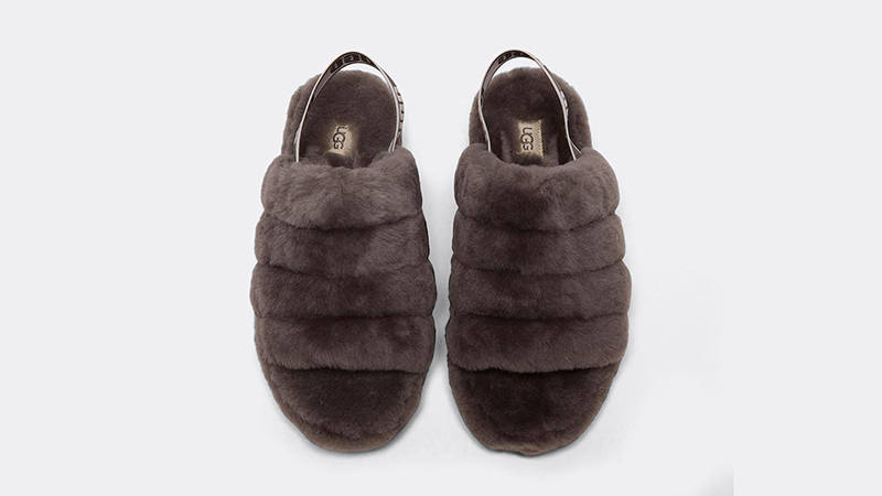 UGG Fluff Yeah Slide Charcoal