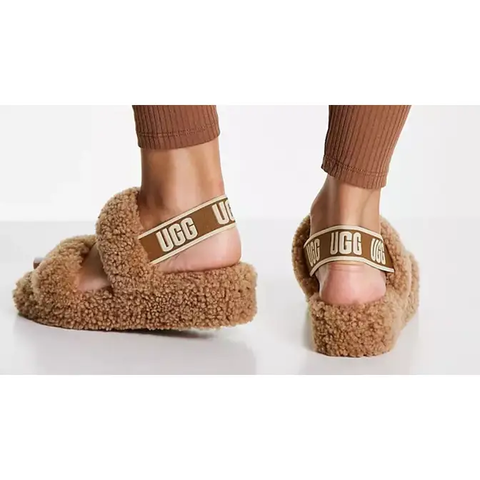 UGG Oh Yeah Slide Teddy Chestnut Where To Buy The Sole Supplier