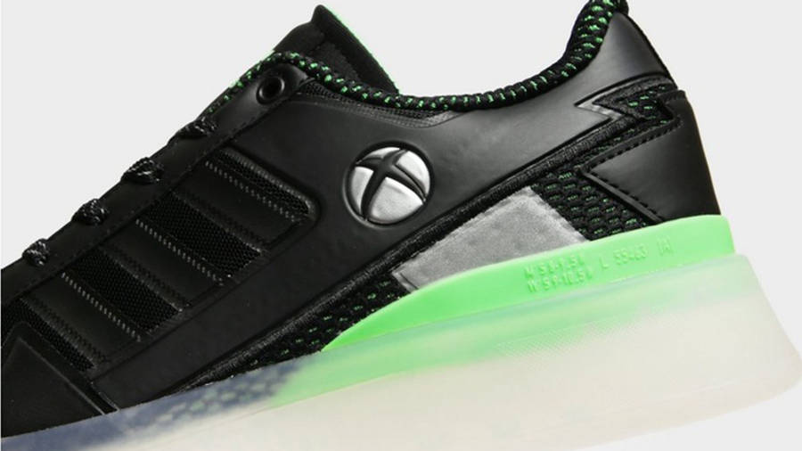 Xbox x adidas Forum Tech Boost Black GW6374 Detail