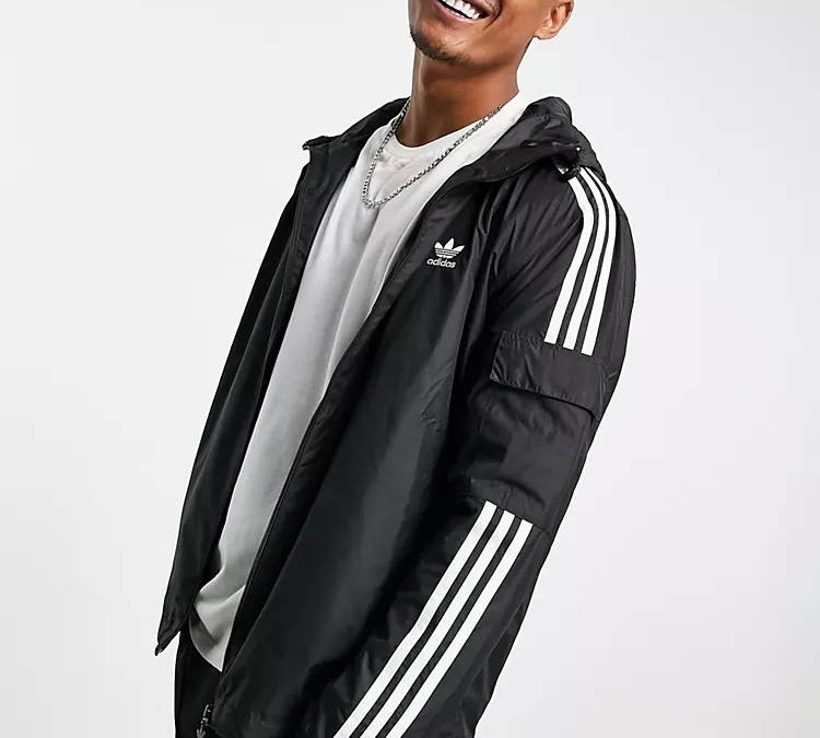 adidas originals on edge reversible windbreaker jacket