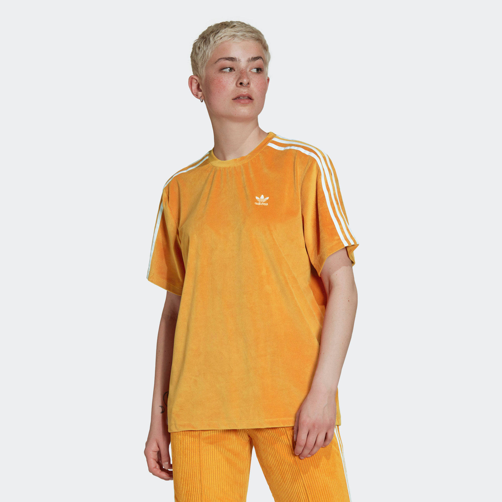 adidas Adicolor Classics Corded Velour Loose T-Shirt