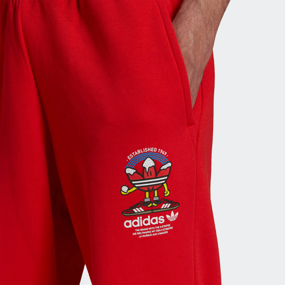 adidas Christmas Sweat Joggers - Vivid Red | The Sole Supplier