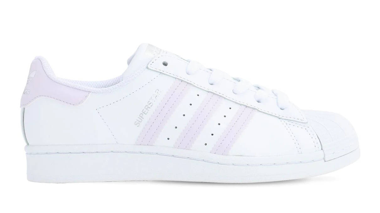 adidas Superstar White Violet