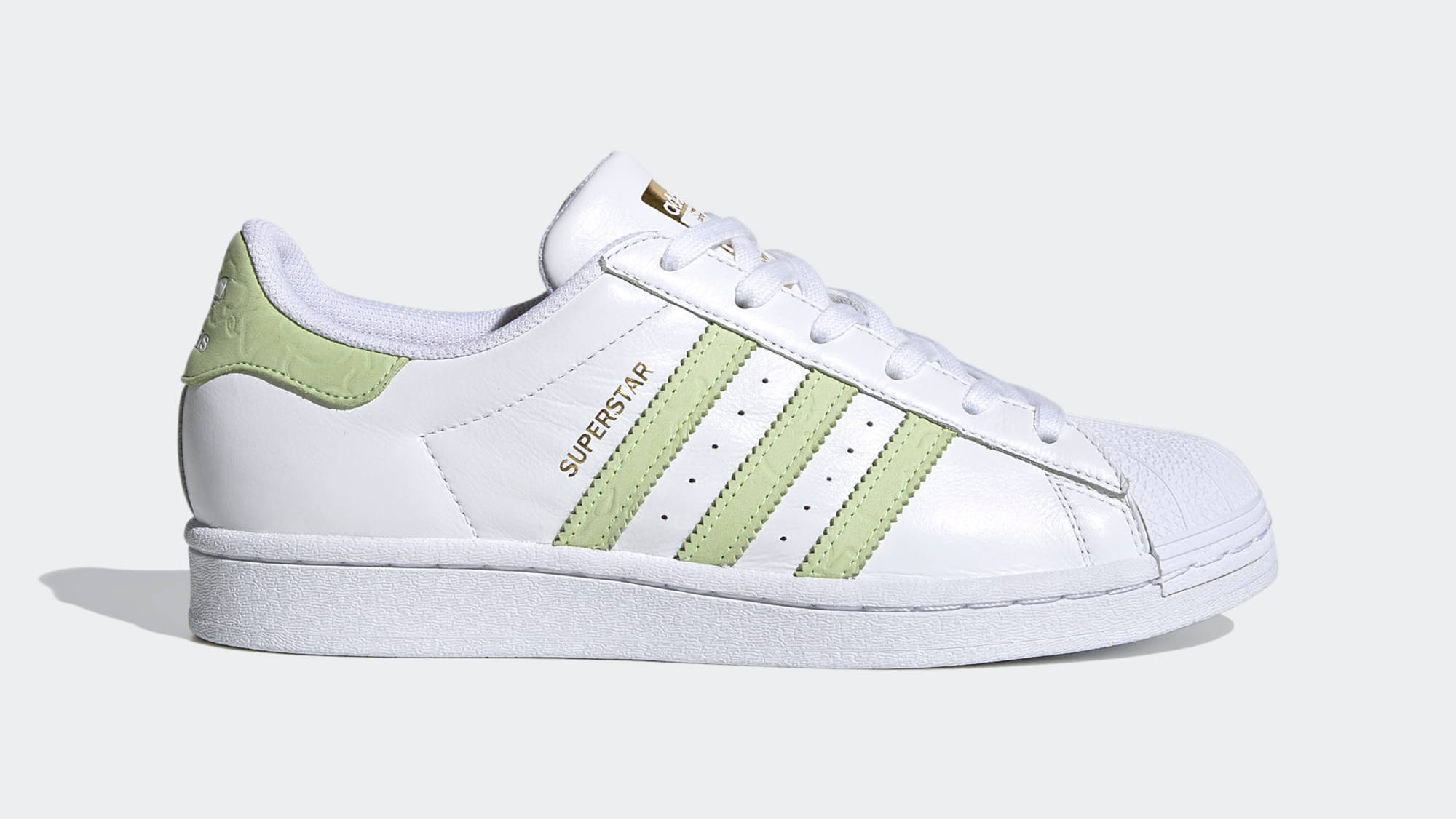 adidas Superstar White Yellow