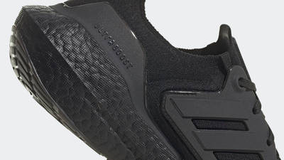 adidas Ultra Boost 2022 Triple Black Closeup