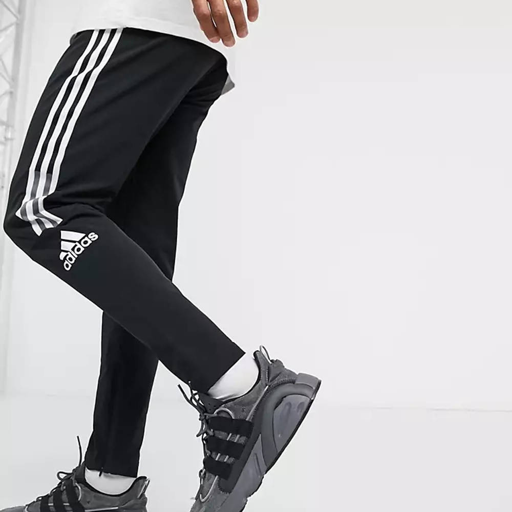 adidas ZNE 3 Stripe Joggers - Black 