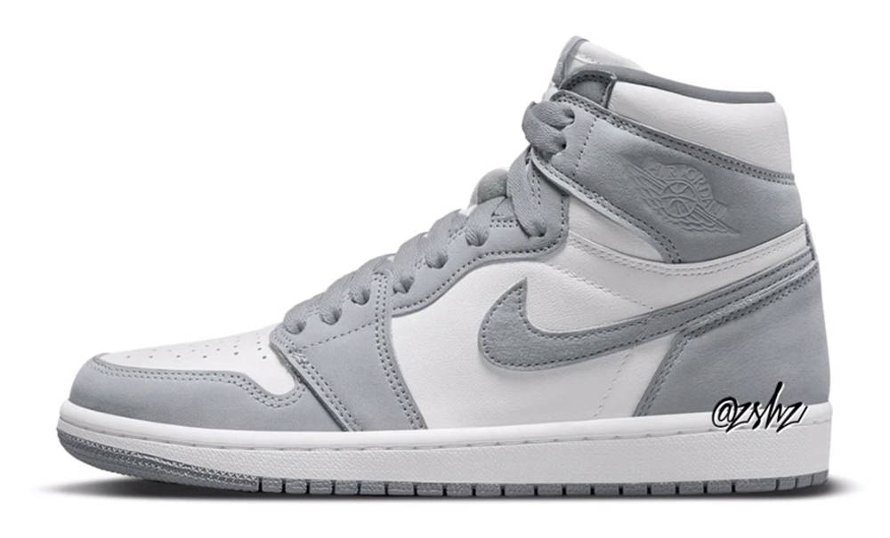 grey and white jordan 1s