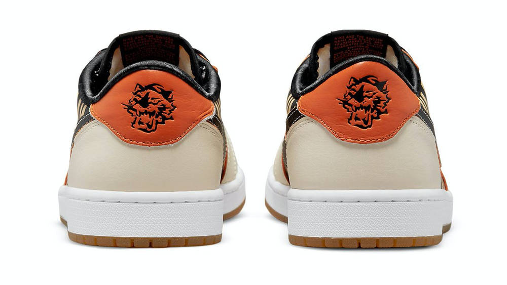 Image via Nike air jordan 1 low CNY tiger 4