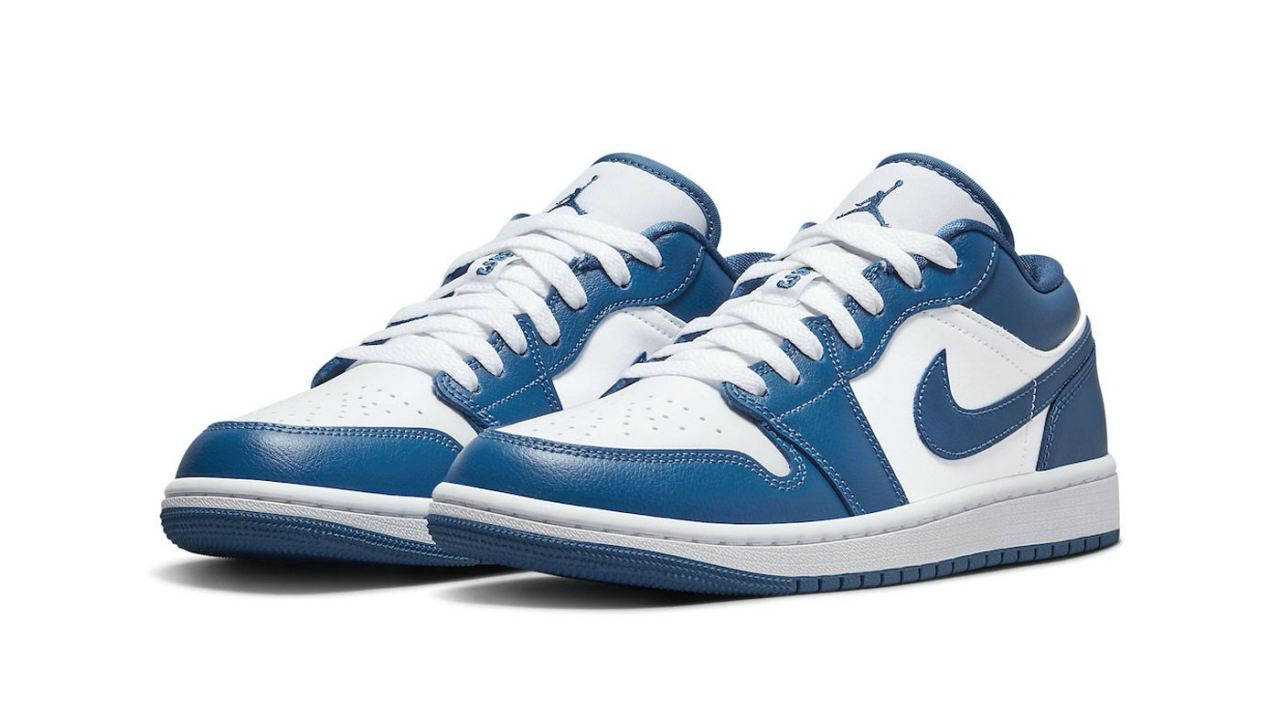 air jordan 1 low marina blue3
