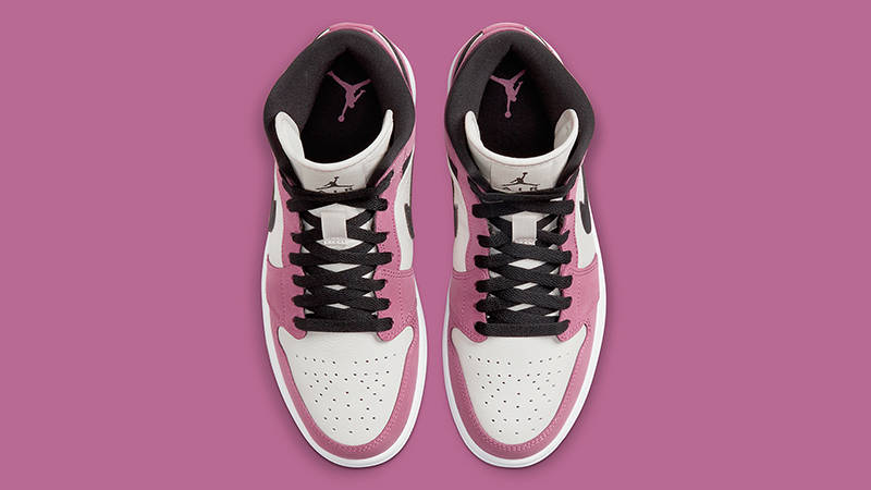 air jordan 1 pink white and black