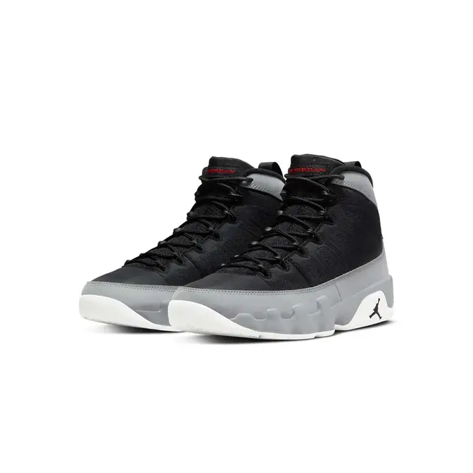 air size jordan 8 low playoff Particle Grey Front