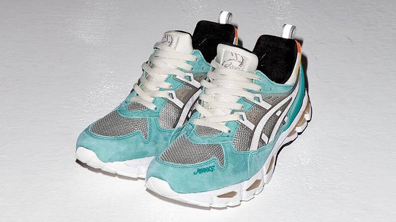 Awake NY x ASICS GEL-KAYANO Trainer 21 Teal Front