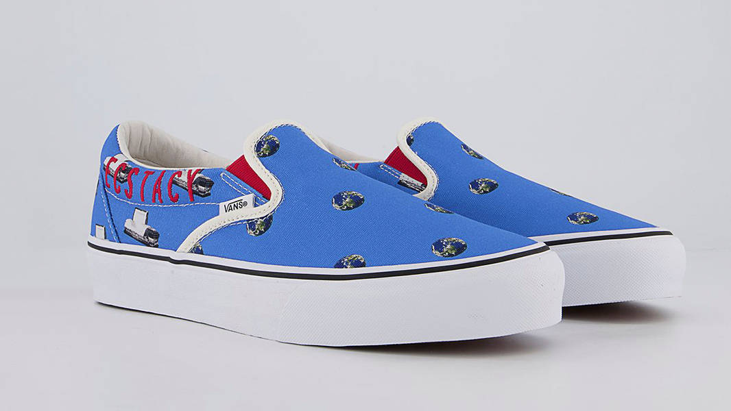 Cali Thornhill x Vans Vault Classic Slip On LX Blue Front