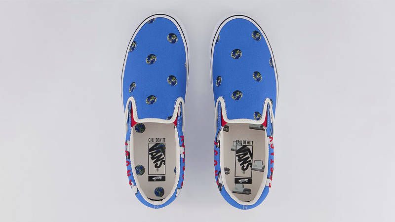 Cali Thornhill x Vans Vault Classic Slip On LX Blue Middle
