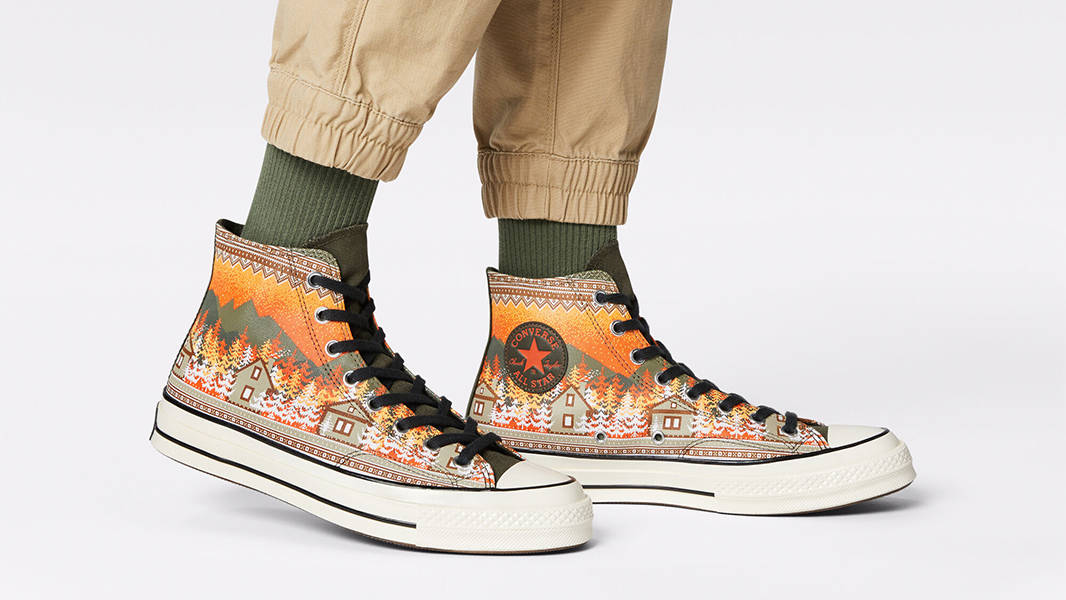 Converse Chuck 70 Holiday Sweater High Cargo Khaki