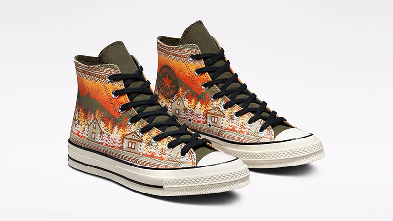 Converse Chuck 70 Holiday Sweater High Cargo Khaki Where To Buy