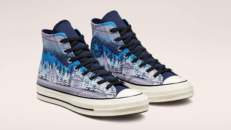 Converse Chuck 70 Holiday Sweater High Midnight Navy