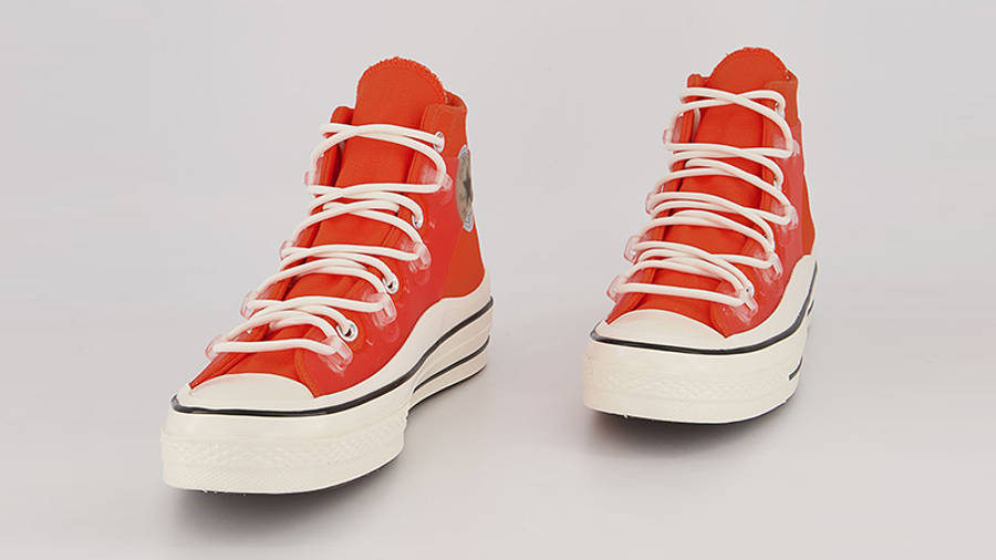 chunky orange converse