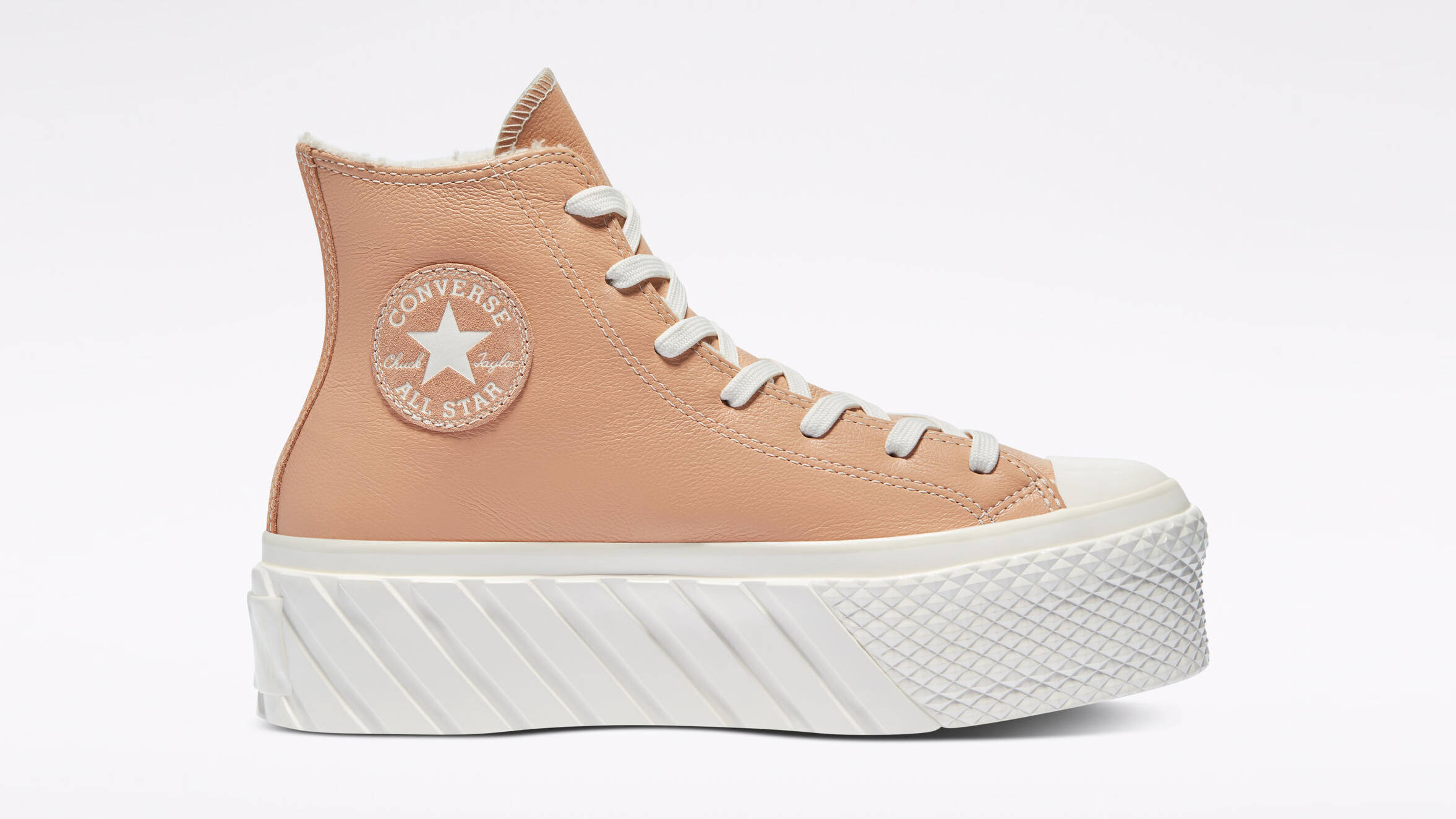 Converse Chuck Taylor Cozy 2X Platform Vachetta Beige