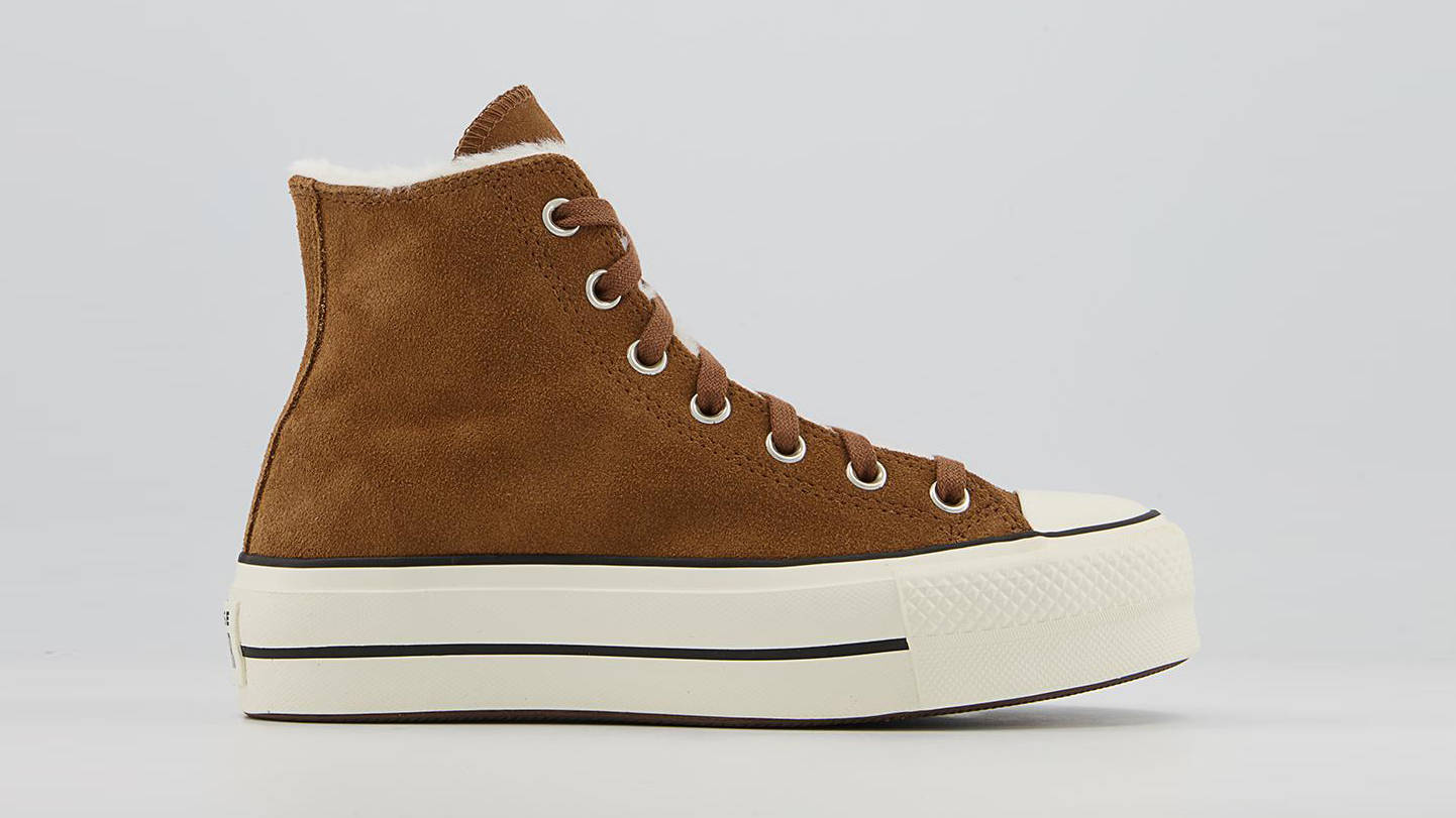 Converse Chuck Taylor Lift Hi Clove Brown