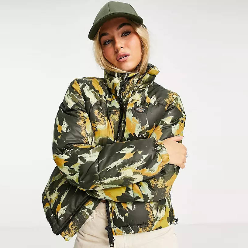 Dickies Crafted Camo Puffer Jacket
