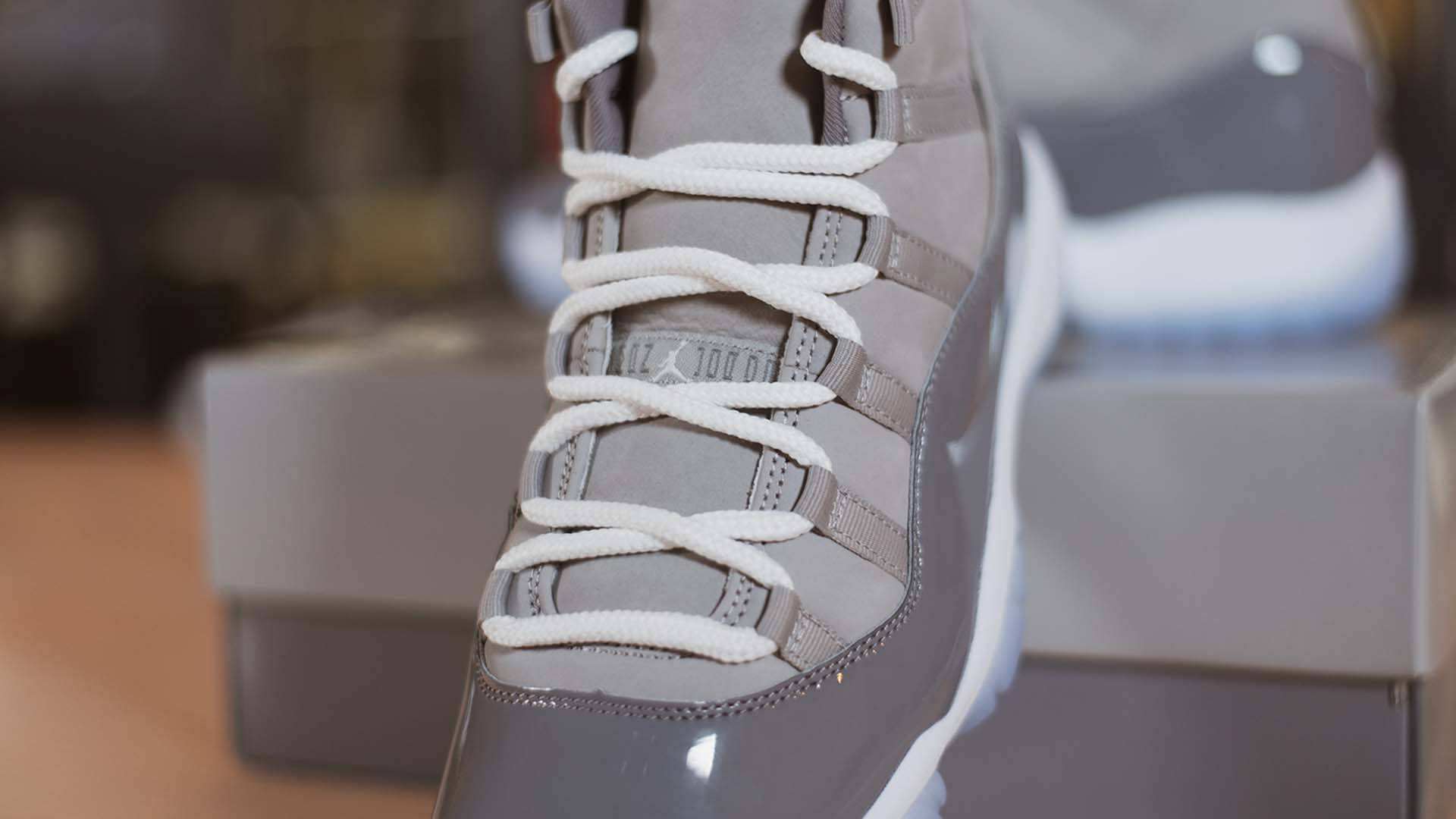 Nike Air Jordan 11 "Cool Grey" Details