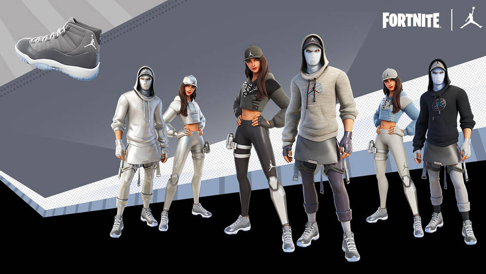 Fortnite x Jordan Brand Cool Grey 11 Collab
