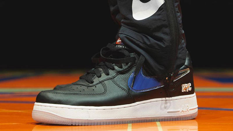 Nike air shop force one knicks