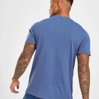 cut out cropped top jacquemus shirt Blue Back