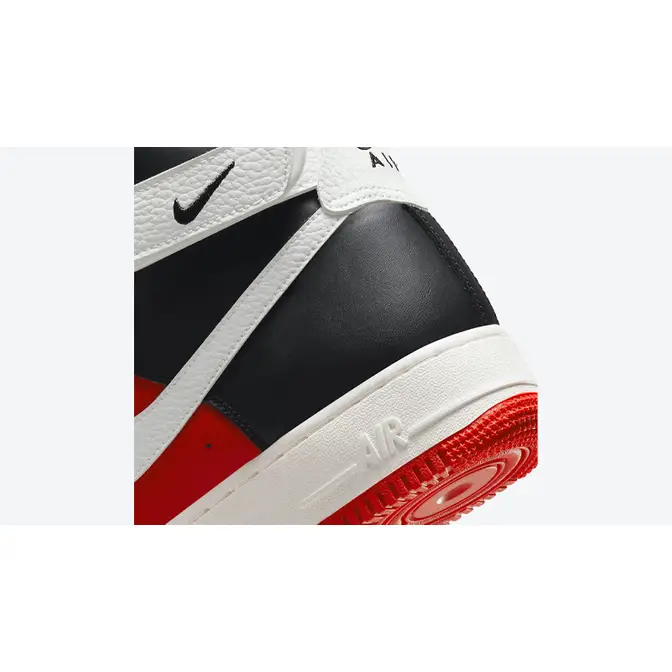 NBA x Nike Air Force 1 High Black Chile Red | Where To Buy | DC8870-001 ...