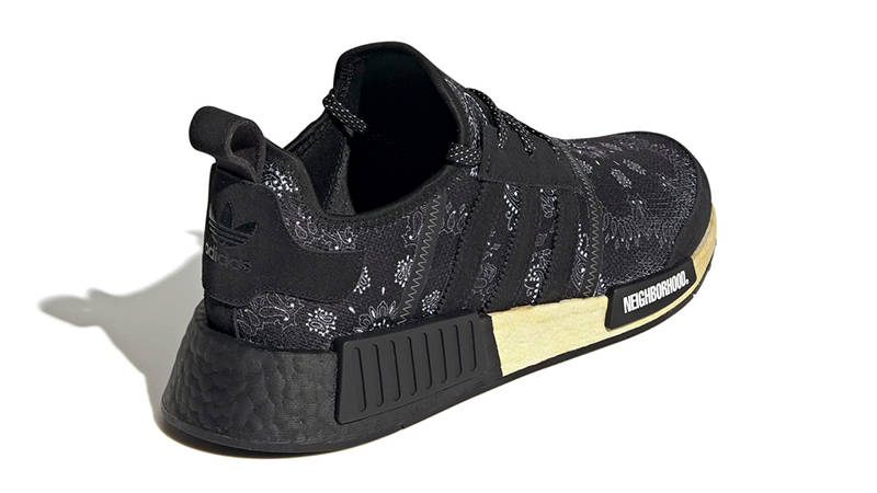 NEIGHBORHOOD x adidas NMD R1 Paisley Black GY4157 Back