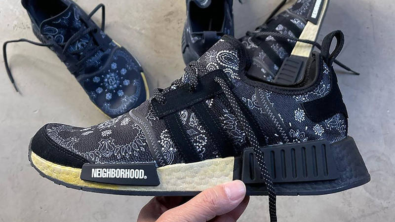 NEIGHBORHOOD x adidas NMD R1 Paisley Black Where To Buy GY4157 The Sole Supplier