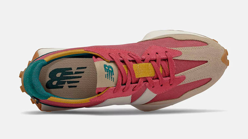 New Balance 327 Cordura Bordeaux Teal Middle
