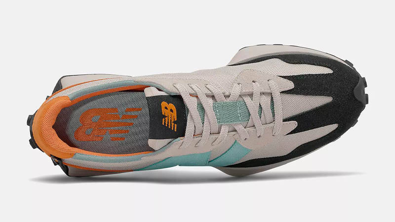 New Balance 327 Cordura White Orange Middle