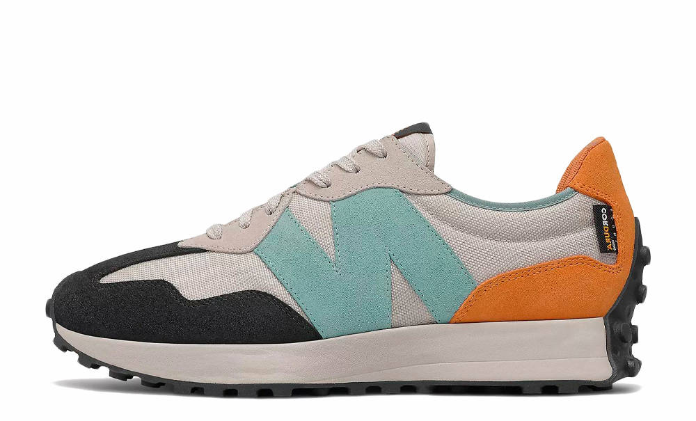 New Balance 327 Cordura White Orange