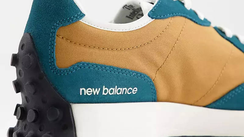 New Balance 327 Green Brown Red