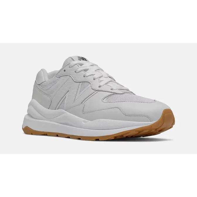 New Balance 57/40 Leather White Front