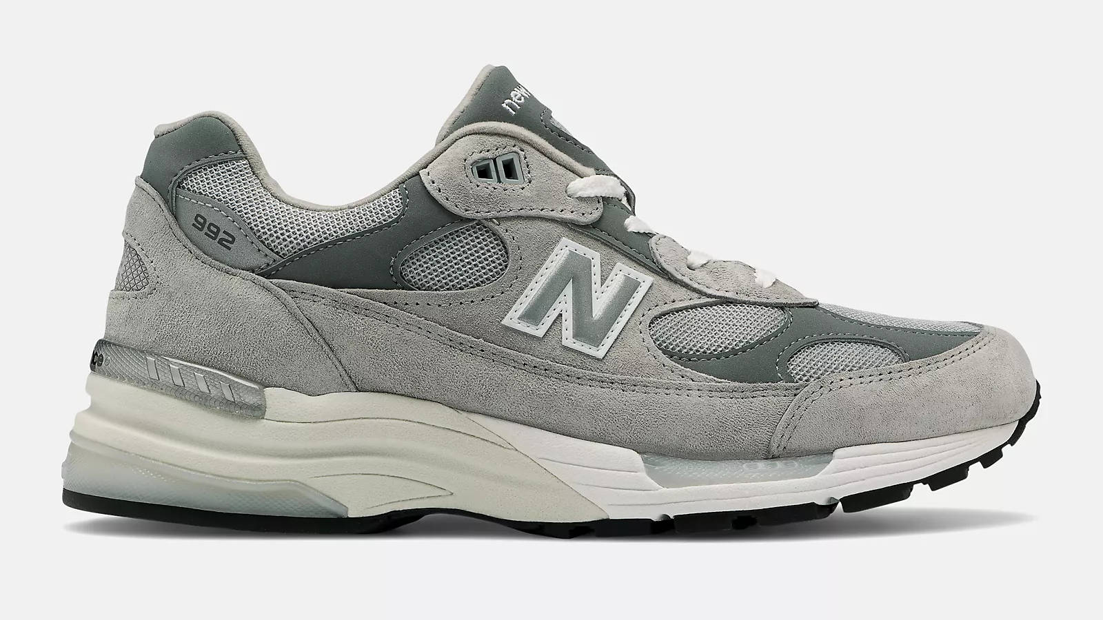New Balance 992 Made in USA White Grey