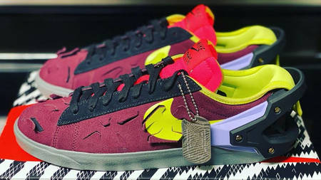 Your Best Look Yet at the ACRONYM x Nike Blazer Low "Night Maroon" Your Best Look Yet at the ACRONYM x Nike Blazer Low "Night Maroon"