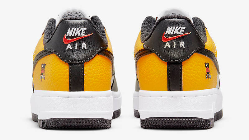 Nike Air Force 1 GS Jersey Mesh Gold Black