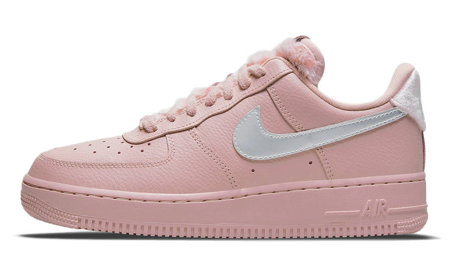 pink fluffy air force 1