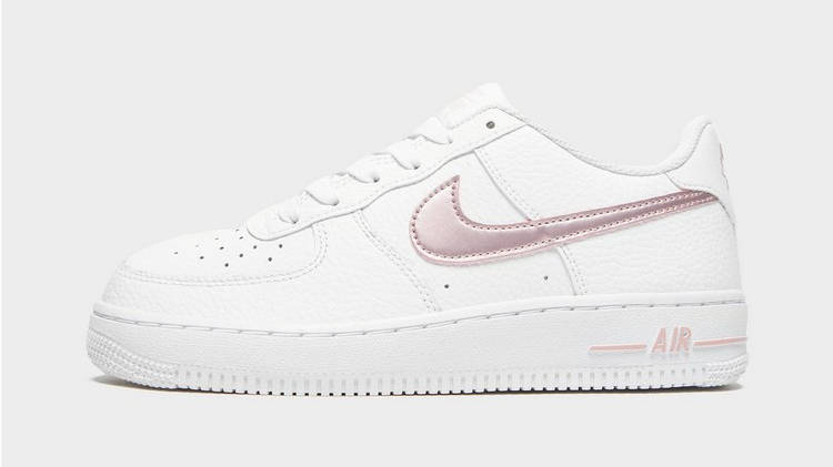 Nike Air Force 1 Low GS White Pink Glaze