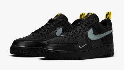 Nike Air Force 1 Low Reflective Swoosh Black Front