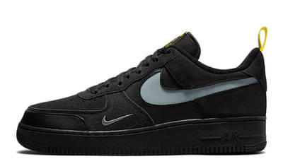 black air force reflective tick