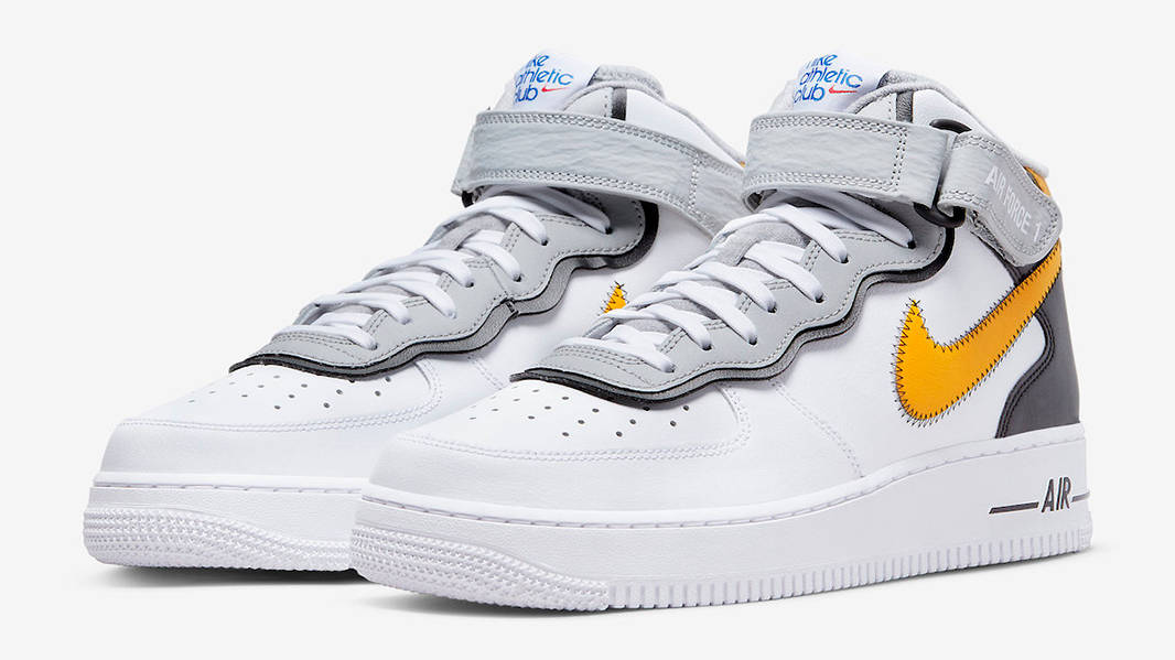 Nike Air Force 1 Mid Athletic Club White Yellow