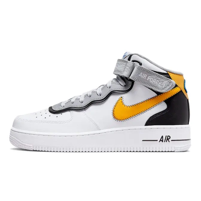 Nike Air Force 1 Mid Athletic Club White Yellow | Where To Buy | DH7451 ...