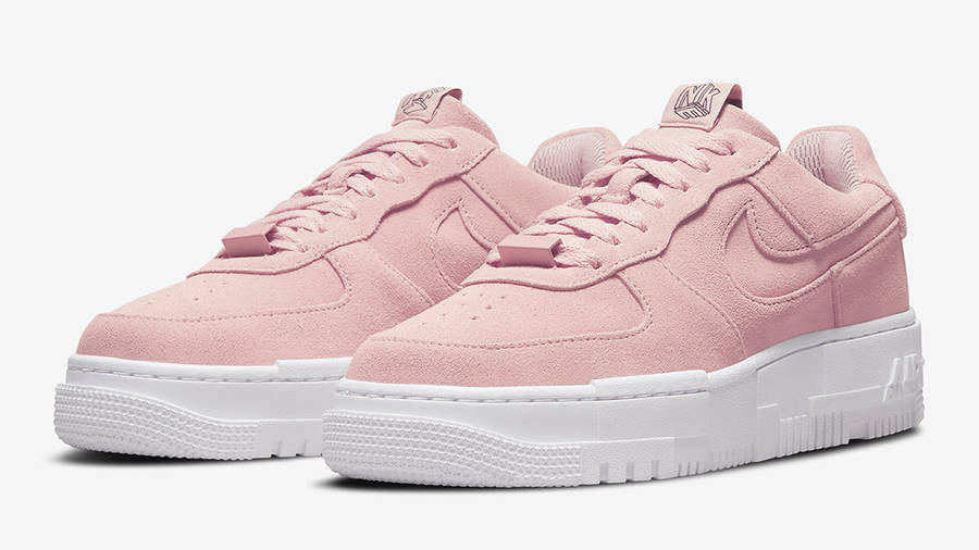 nike air force suede pink