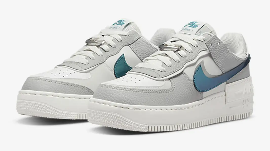 Metallic Swooshes Brighten Up This Nike Air Force 1 Shadow | The Sole ...